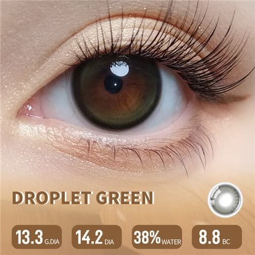 Lapeche Droplet Green Daily 6 pcs