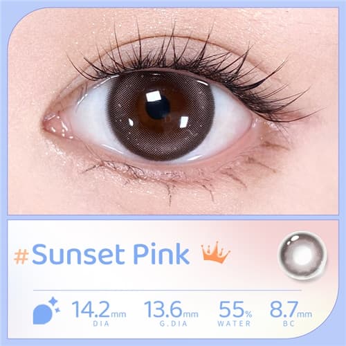EYEPONY Sunset Pink Daily 10 pcs