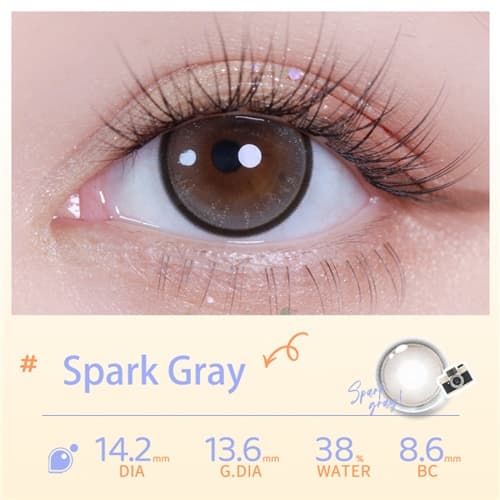 EYEPONY Spark Gray Half Yearly 2 pcs