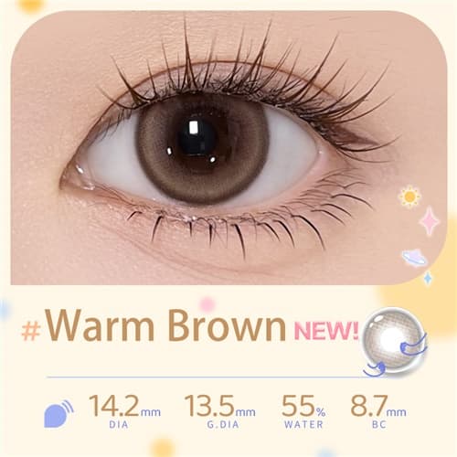 EYEPONY Warm Brown Daily 10 pcs