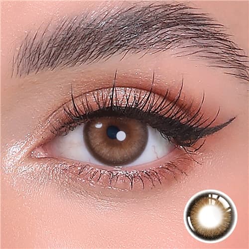 hyunlens Brown Echo Half Yearly 2 pcs