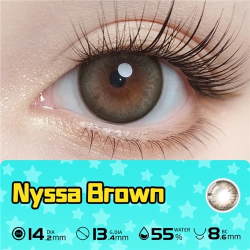 Lapeche Nyssa Brown Daily 10 pcs