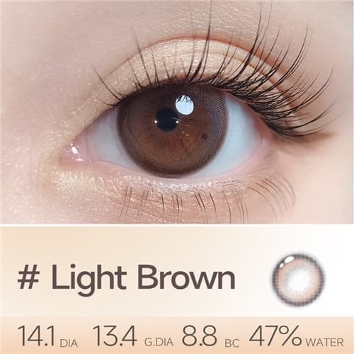 EverColor Silicone Hydrogel Light Brown Daily 10 pcs