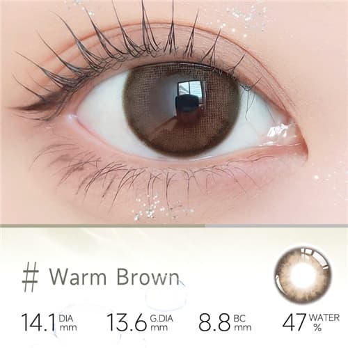 miacare Warm Brown Daily 10 pcs