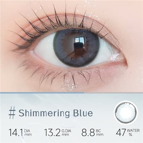 miacare Shimmering Blue Daily 10 pcs