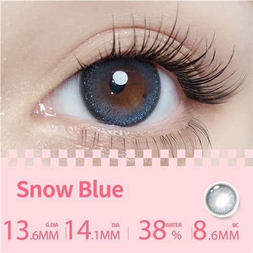 【Trial】LaPeche Big Artist Snow Blue Daily 2pcs