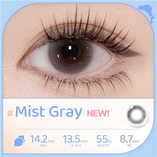 EYEPONY Mist Gray Daily 10 pcs