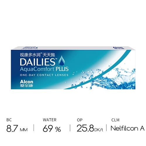 Alcon DAILIES AquaComfort Plus Daily Disposable 30 pcs