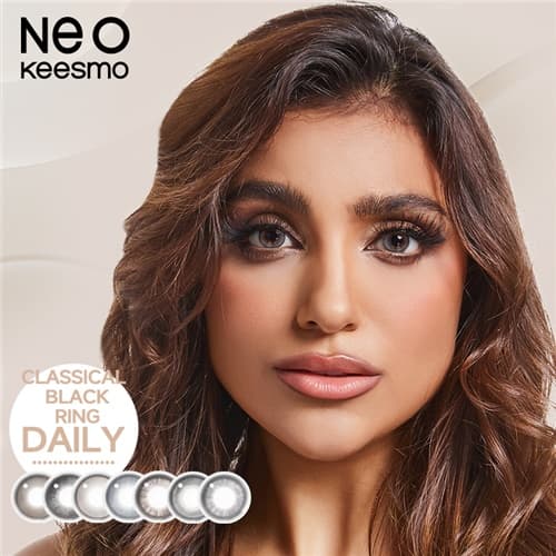 NEO Classical Black Ring Series Daily Disposable 10 pcs