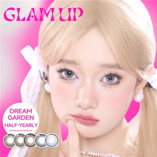GLAM UP Dream Garden Color Contact Lenses Half-yearly Disposable 2 pcs