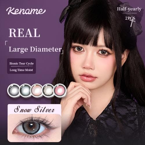 Kename Dollydream Large Dia Half Yearly 2PCS colored contact lens