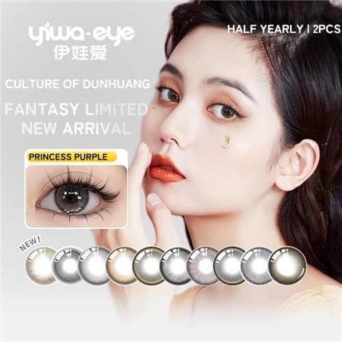 yiwa-eye Culture of Dunhuang Series Half-yearly Disposable 2 pcs