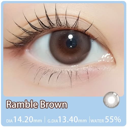 【Trial】weicon Bingo Diary Ramble Brown Colored contact lens 2pcs