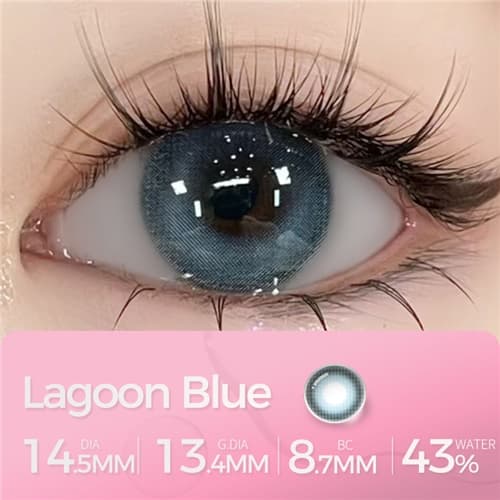【Trial】Obalen Colored Contact lens Daily 2PCS-Lagoon Blue