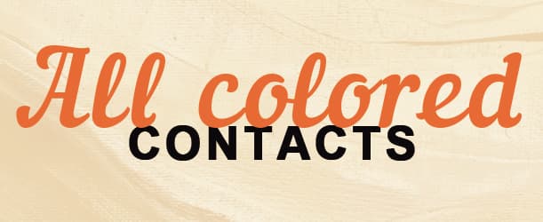 Home-Colored Contact Lenses